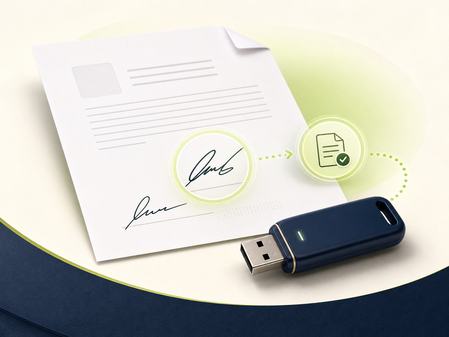 Tài liệu PDF được chèn chữ ký và ký bằng USB Token